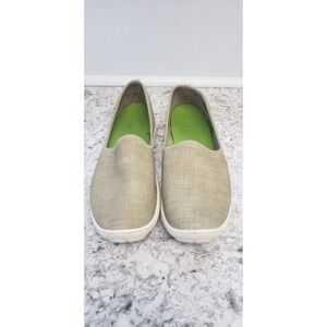 Crocs Women Busy Day Slip On Canvas Comfort Shoes US Size 10 201173 Brown Khaki